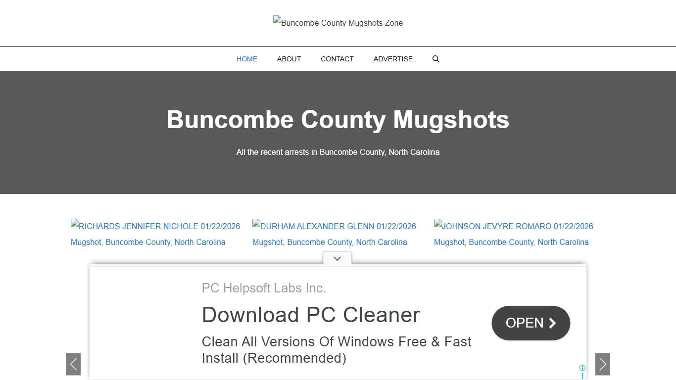 Buncombe County Mugshots Zone